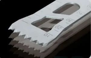 Close-up of PROCUT saw blade teeth